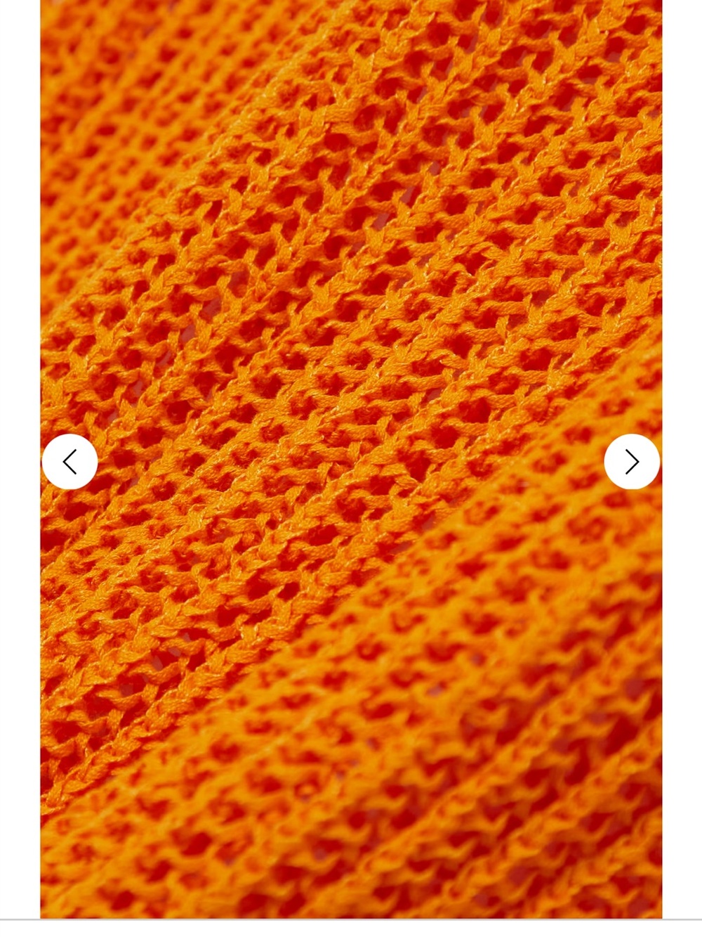 Cult Gaia Yaro Crocheted Cotton Blend Midi Dress - Marigold - Picture 5 of 5
